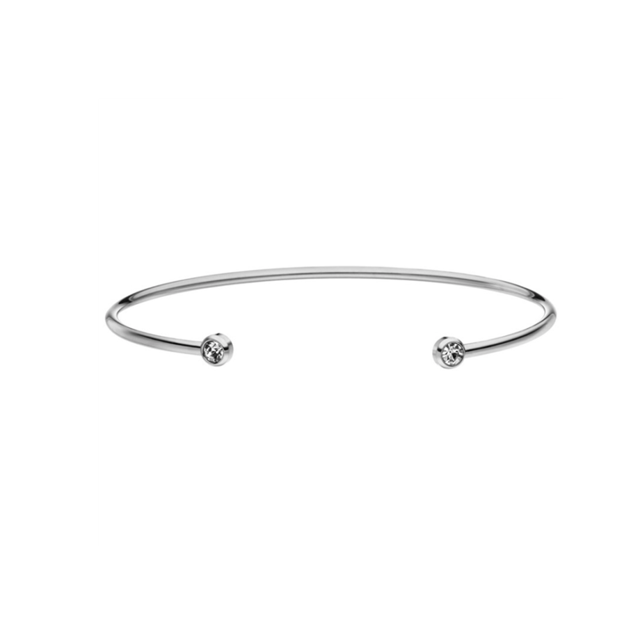 Diamant Bangle Silver silber